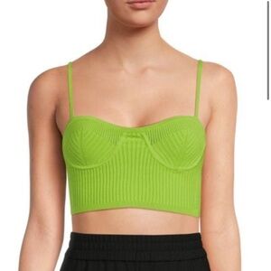 Helmut Lang Women's Rib Eyelet Bralette